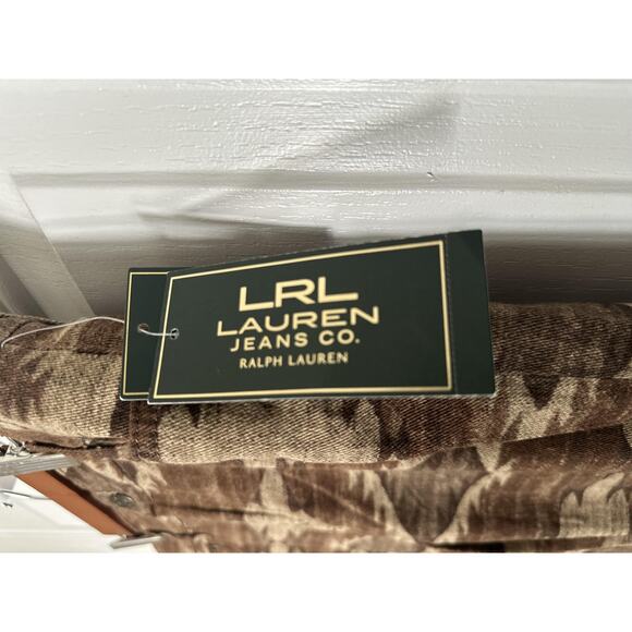 Lauren Ralph Lauren Pants Womens 12 Aztec Modern Straight Corduroy NWT - Picture 4 of 9